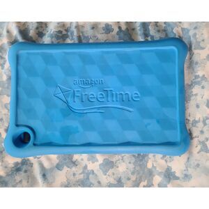 Amazon Freetime Kids Kindle Fire Case Blue Rubber Amazon Basics Childproof Decor